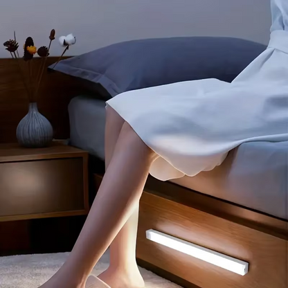 Lampe LED magnétique sans fil – 30 cm, capteur de mouvement, rechargeable USB-C
